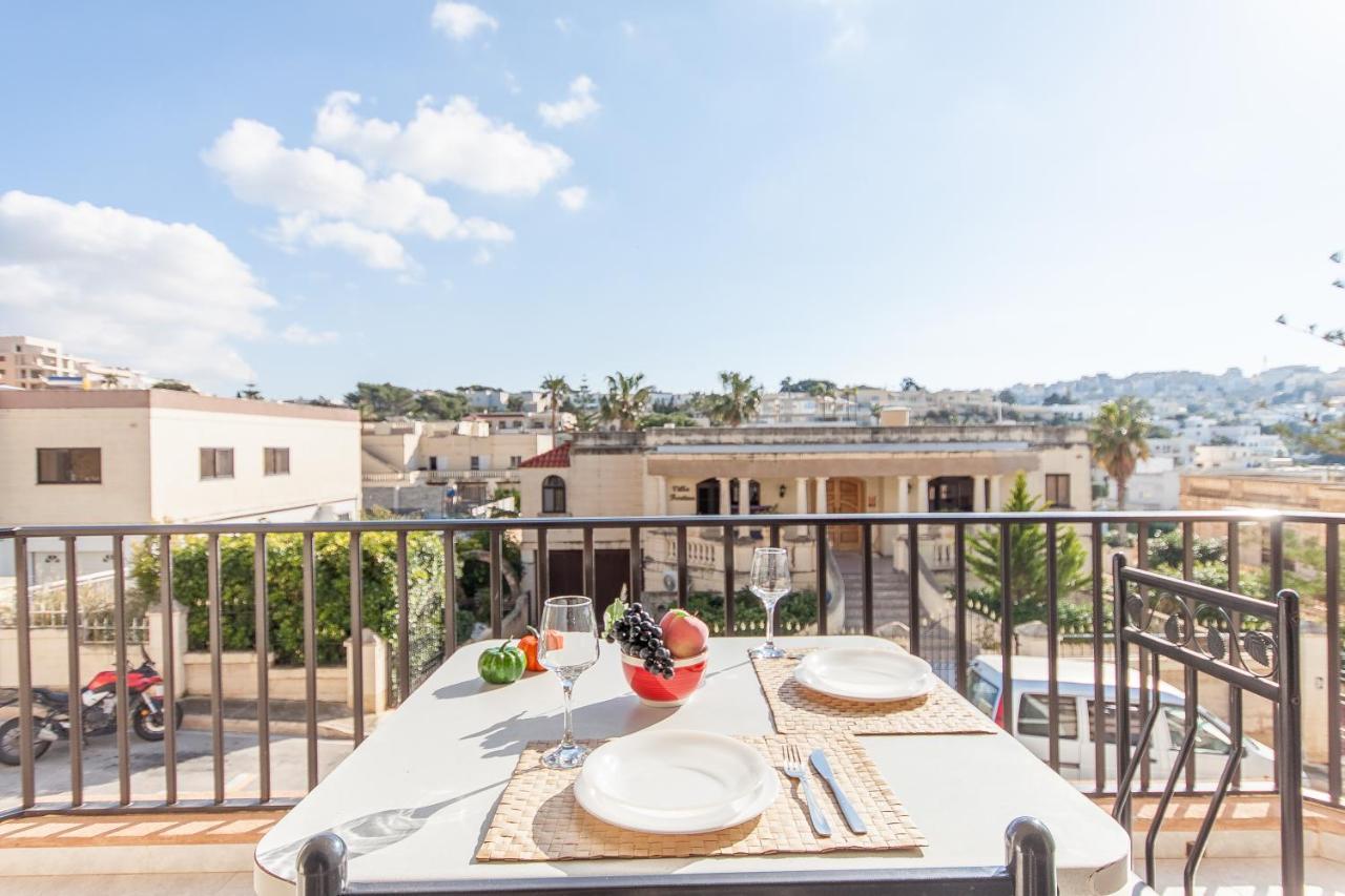 Pool And Sea Merill Apartments - Happy Rentals Mellieħa Εξωτερικό φωτογραφία